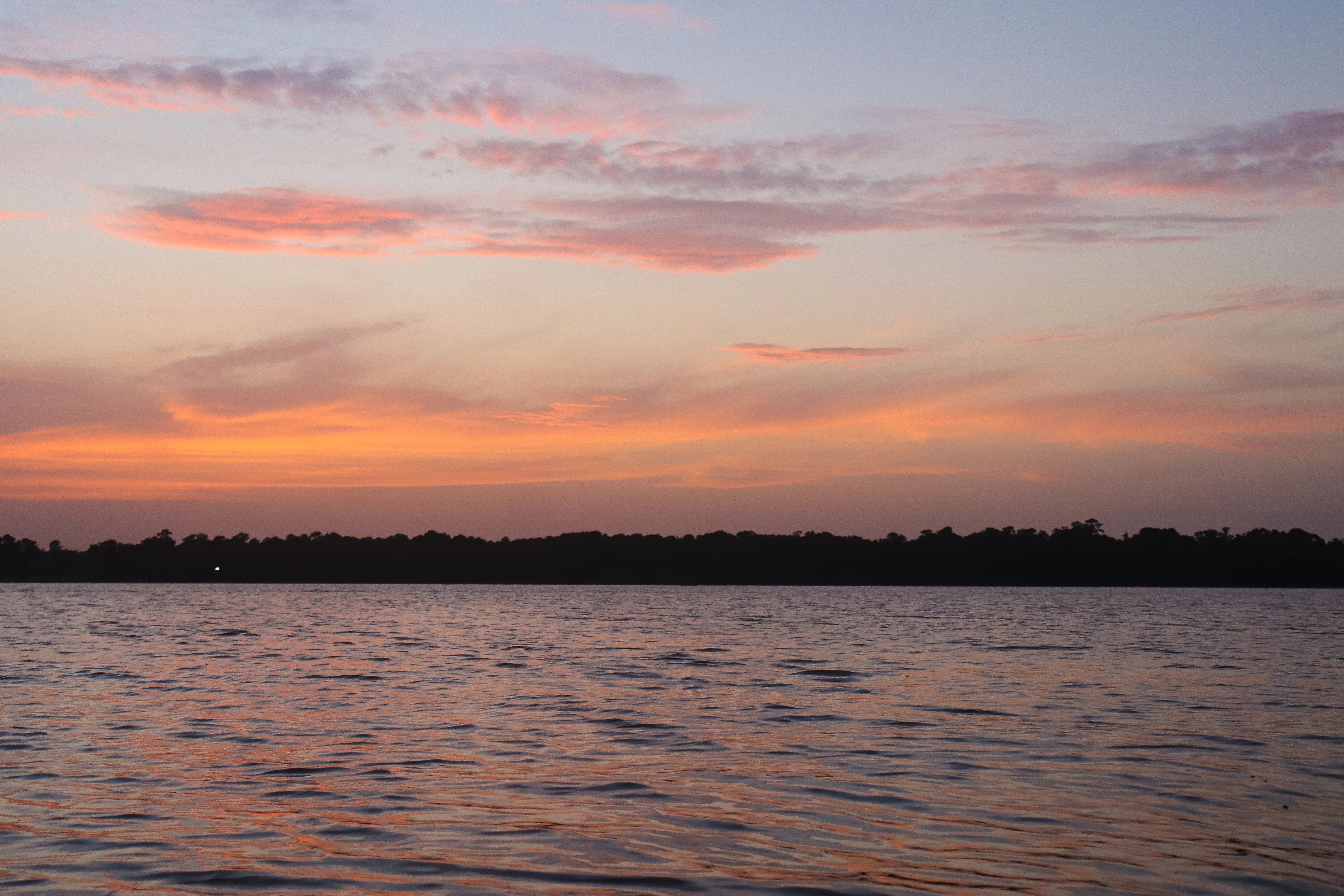 Sunrise over the lake